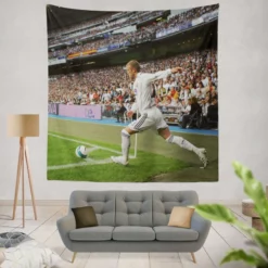 David Beckham Real Madrid Famous Player Tapestry