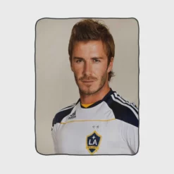 David Beckham Strong Galaxy Player Fleece Blanket 1