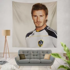 David Beckham Strong Galaxy Player Tapestry