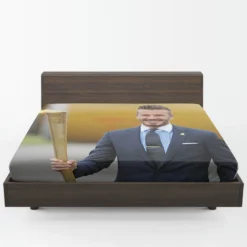 David Beckham in London Olympic Fitted Sheet 1