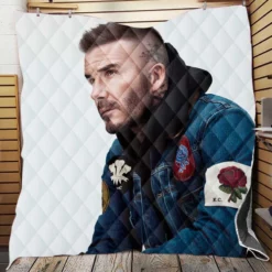 David Robert Joseph Beckham Football Player Quilt Blanket