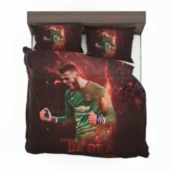 David de Gea Awarded Man United Football Player Bedding Set 1