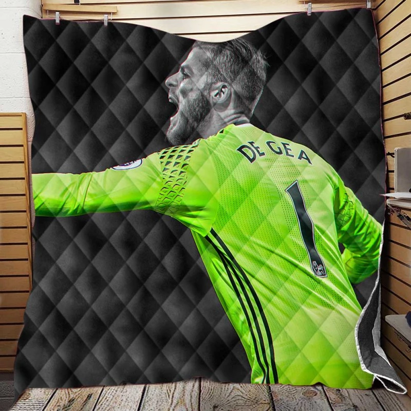 David de Gea Classic Manchester United Football Player Quilt Blanket