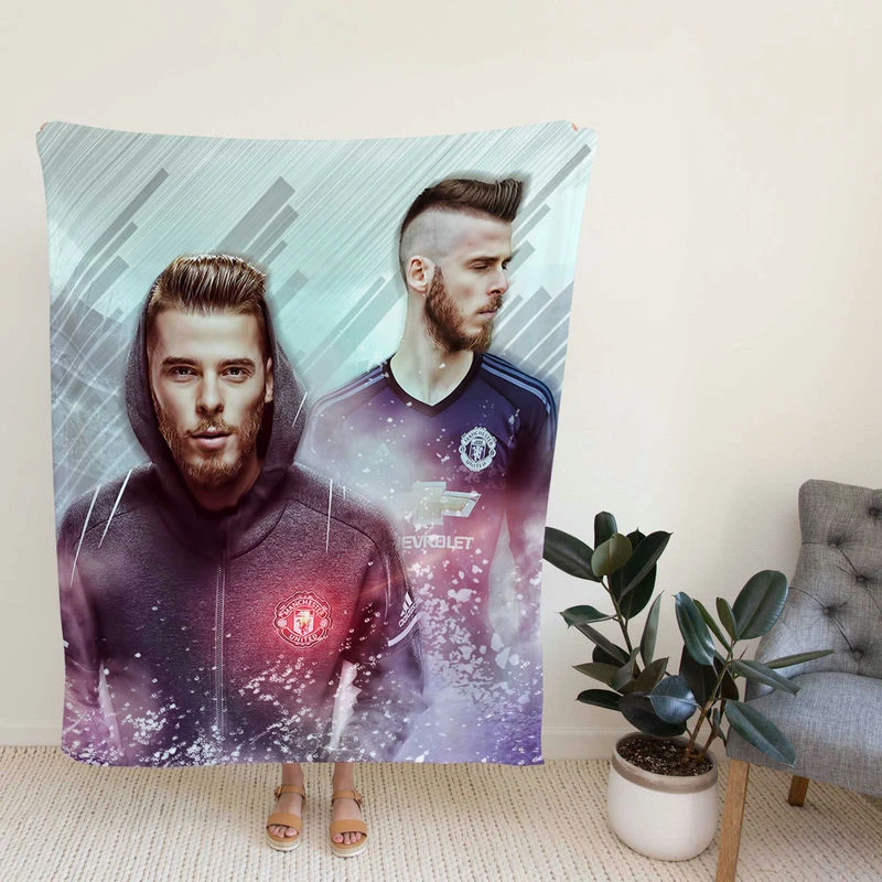 David de Gea Excellent Spanish Football Player Fleece Blanket