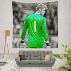 David de Gea Manchester United Football Player Tapestry