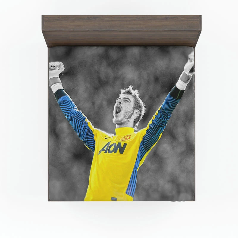 David de Gea Popular Man United Football Player Fitted Sheet