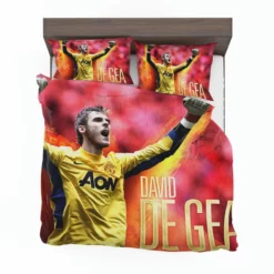 David de Gea Powerfull Spanish Football Player Bedding Set 1