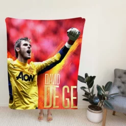 David de Gea Powerfull Spanish Football Player Fleece Blanket