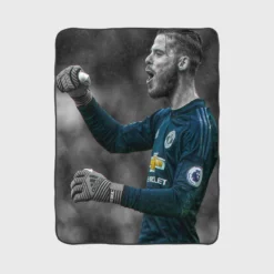 David de Gea Professional Spanish Football Player Fleece Blanket 1