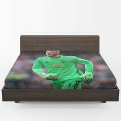 David de Gea Sensastional Football Player Fitted Sheet 1