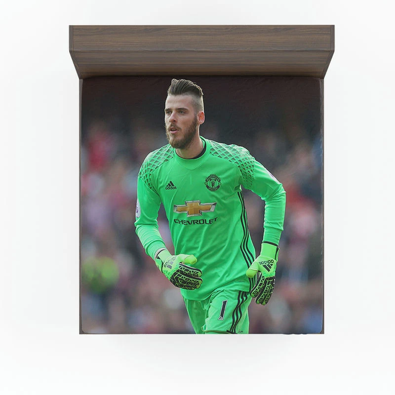 David de Gea Sensastional Football Player Fitted Sheet