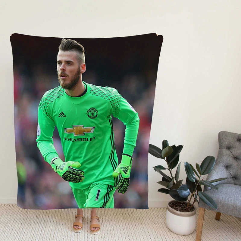 David de Gea Sensastional Football Player Fleece Blanket