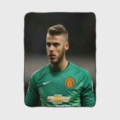 David de Gea Strong Man United Football Player Fleece Blanket 1