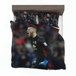 David de Gea in Black Jersey Bedding Set 1