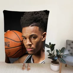 Dejounte Murray Popular NBA Basketball Player Fleece Blanket