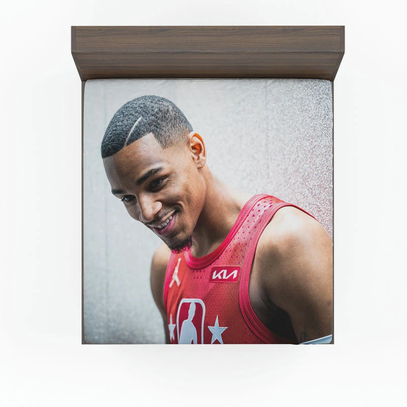 Dejounte Murray Professional NBA Basketball Player Fitted Sheet