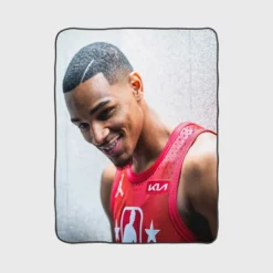 Dejounte Murray Professional NBA Basketball Player Fleece Blanket 1