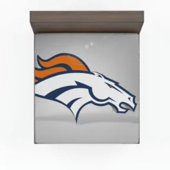 Denver Broncos NFL team Logo Fitted Sheet