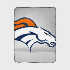 Denver Broncos NFL team Logo Fleece Blanket 1