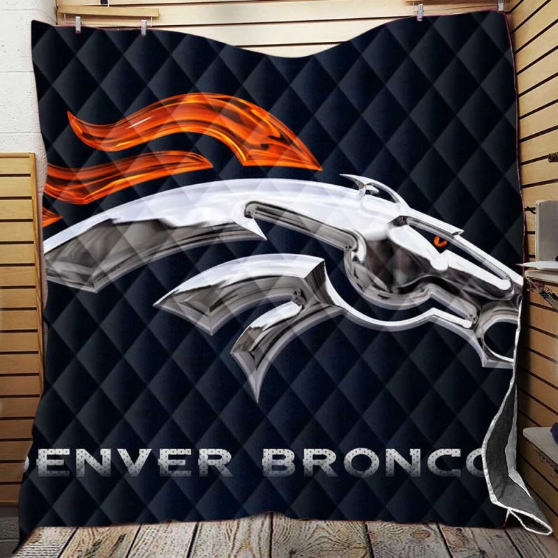 Denver Broncos Professional NFL Club Quilt Blanket