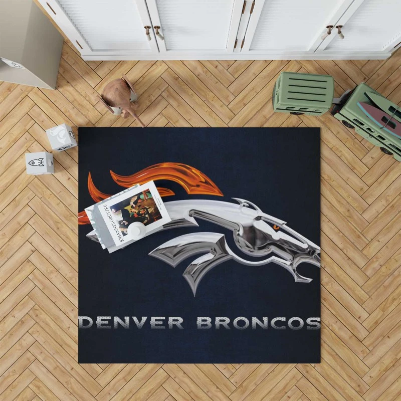 Denver Broncos Professional NFL Club Rug