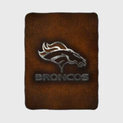 Denver Broncos Unique NFL Football Club Fleece Blanket 1