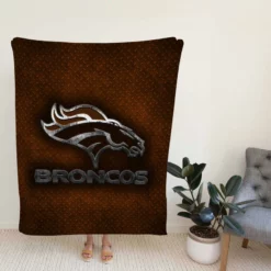 Denver Broncos Unique NFL Football Club Fleece Blanket