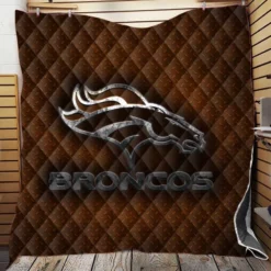 Denver Broncos Unique NFL Football Club Quilt Blanket