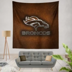 Denver Broncos Unique NFL Football Club Tapestry