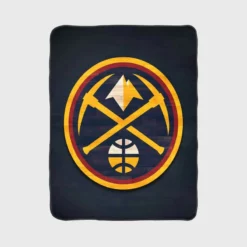 Denver Nuggets Exellelant NBA Basketball Team Fleece Blanket 1