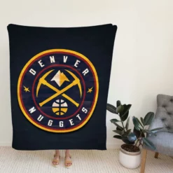 Denver Nuggets Famous NBA Basketball Club Fleece Blanket