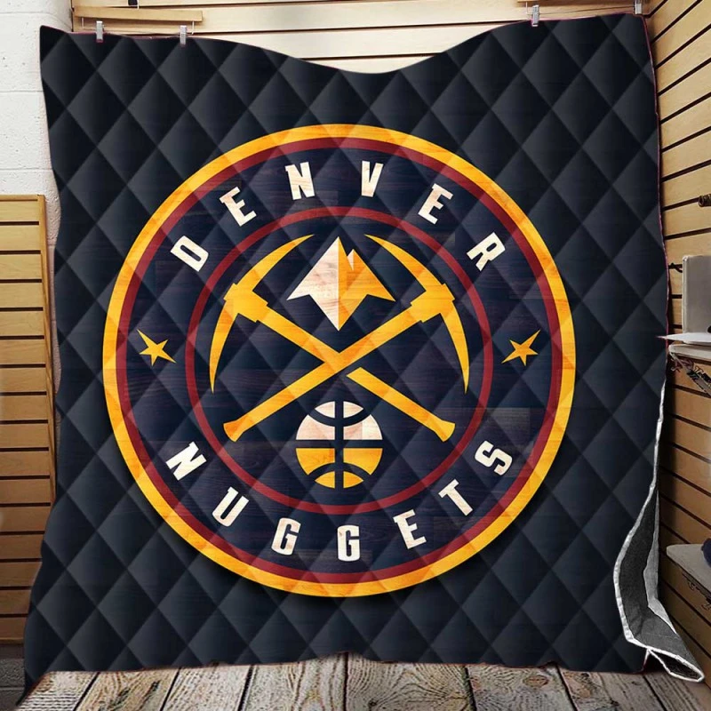 Denver Nuggets Famous NBA Basketball Club Quilt Blanket