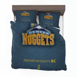 Denver Nuggets NBA Basketball Club Logo Bedding Set 1