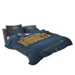 Denver Nuggets NBA Basketball Club Logo Bedding Set 2