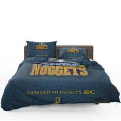 Denver Nuggets NBA Basketball Club Logo Bedding Set