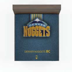 Denver Nuggets NBA Basketball Club Logo Fitted Sheet