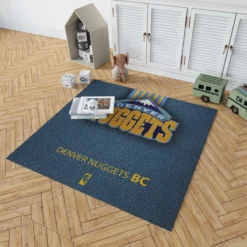 Denver Nuggets NBA Basketball Club Logo Rug 1