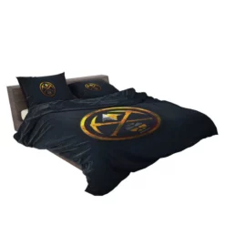 Denver Nuggets Powerful NBA Team Logo Bedding Set 2