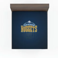 Denver Nuggets Professional NBA Basketball Team Fitted Sheet