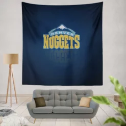 Denver Nuggets Professional NBA Basketball Team Tapestry