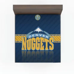 Denver Nuggets Top Ranked NBA Basketball Team Fitted Sheet