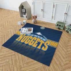 Denver Nuggets Top Ranked NBA Basketball Team Rug 1