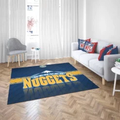 Denver Nuggets Top Ranked NBA Basketball Team Rug 2