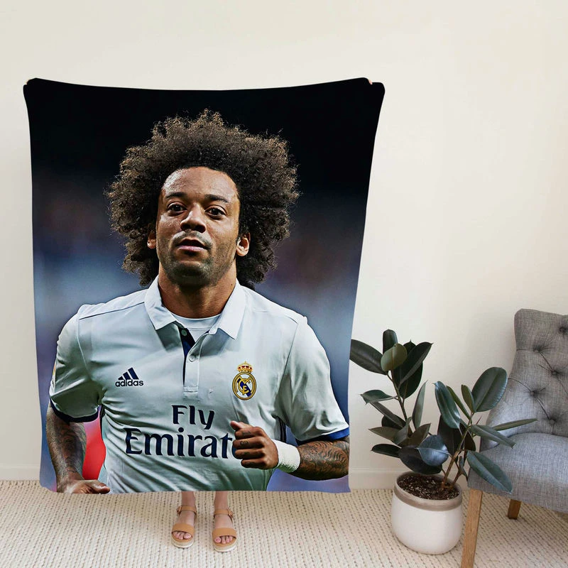 Dependable Sports Player Marcelo Vieira Fleece Blanket