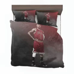 Derrick Rose Chicago Bulls NBA Basketball Player Bedding Set 1