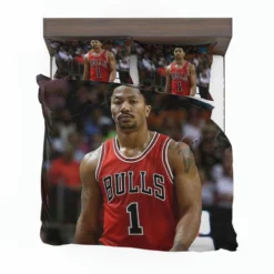 Derrick Rose Top Ranked NBA Basketball Player Bedding Set 1