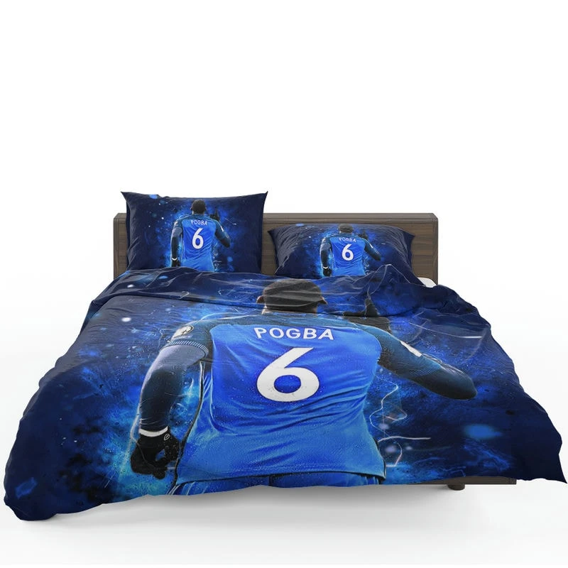 Determined Footballer Player Paul Pogba Bedding Set