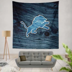 Detroit Lions Exellelant NFL Football Team Tapestry