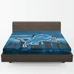 Detroit Lions NFL American Football Team Fitted Sheet 1