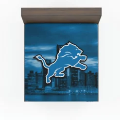 Detroit Lions NFL American Football Team Fitted Sheet
